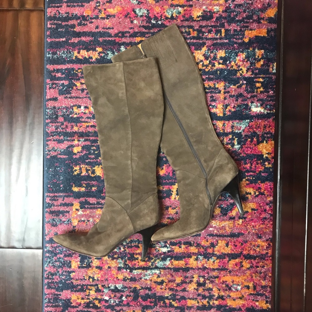 Via Spiga high heel boots soft grey size 8M